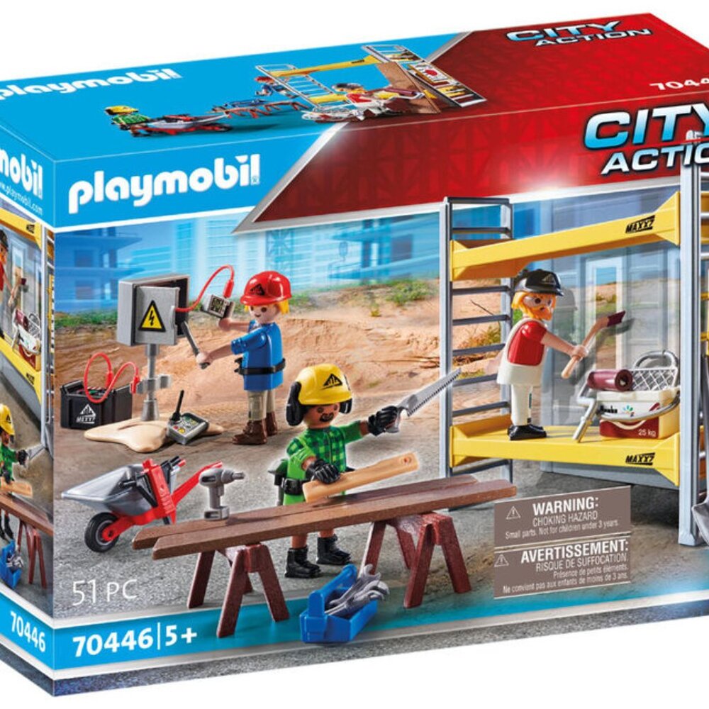 Playmobil Scaffolding with Workers 70446